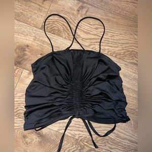 Black crop top